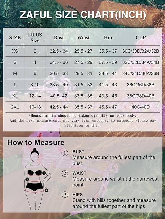 ZAFUL Women'S 2 Piece Floral Print Swimsuit Triangle String High Cut Bikini Sets Bathing Suit