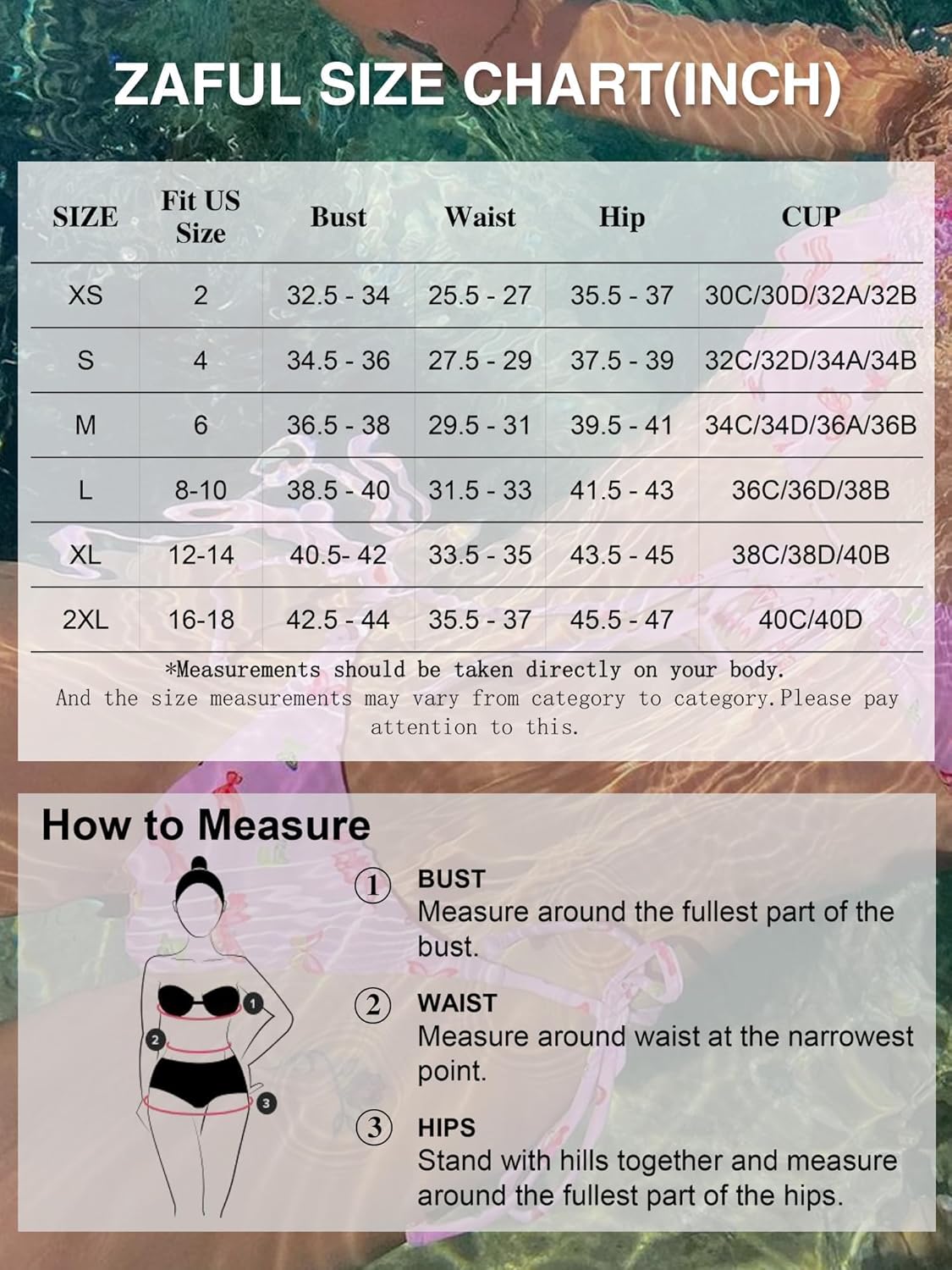 ZAFUL Women'S 2 Piece Floral Print Swimsuit Triangle String High Cut Bikini Sets Bathing Suit