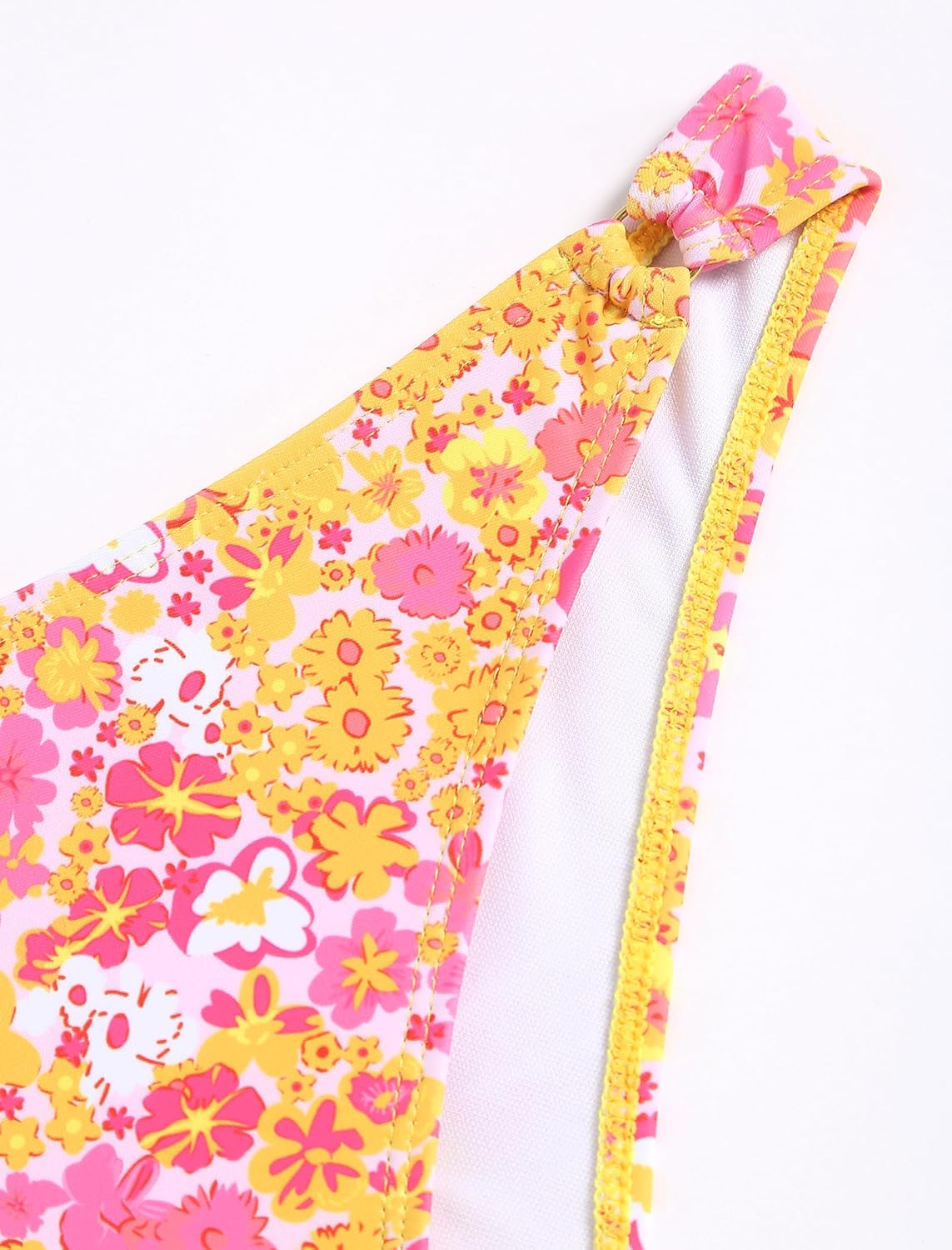 ZAFUL Women'S 2 Piece Floral Print Swimsuit Triangle String High Cut Bikini Sets Bathing Suit