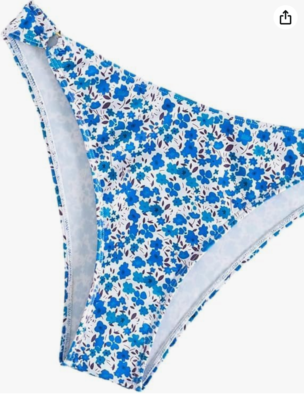 ZAFUL Women'S 2 Piece Floral Print Swimsuit Triangle String High Cut Bikini Sets Bathing Suit